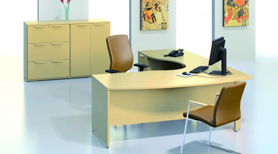 Modular Office Desk - Bow
